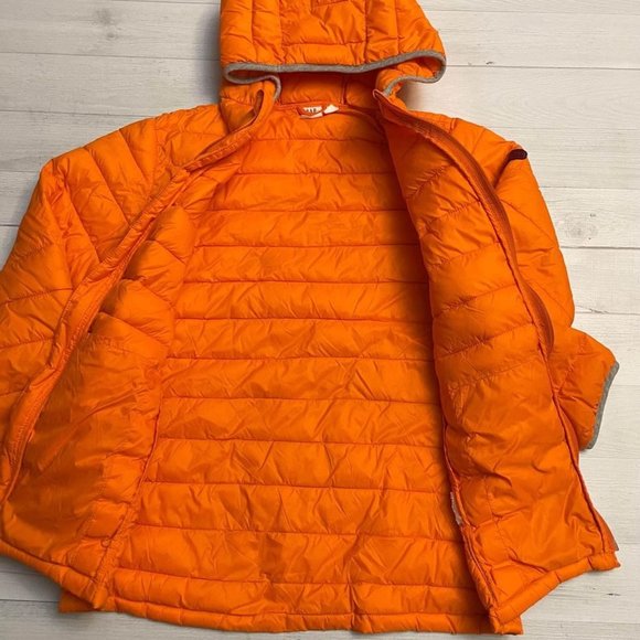 GAP lightweight orange puffer jacket XL - Picture 4 of 7